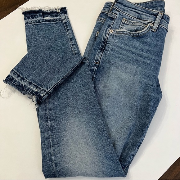 Agolde Lara Skinny Jean Size 23 Distressed - Picture 7 of 11